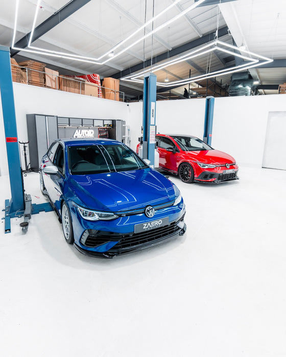 Zaero ZA-GOLF-8-R-FS VW GOLF R MK8 EVO-1 GLOSS BLACK FRONT SPLITTER