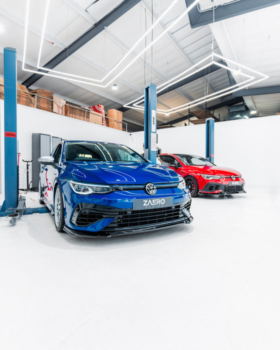 Zaero ZA-GOLF-8-R-FS VW GOLF R MK8 EVO-1 GLOSS BLACK FRONT SPLITTER