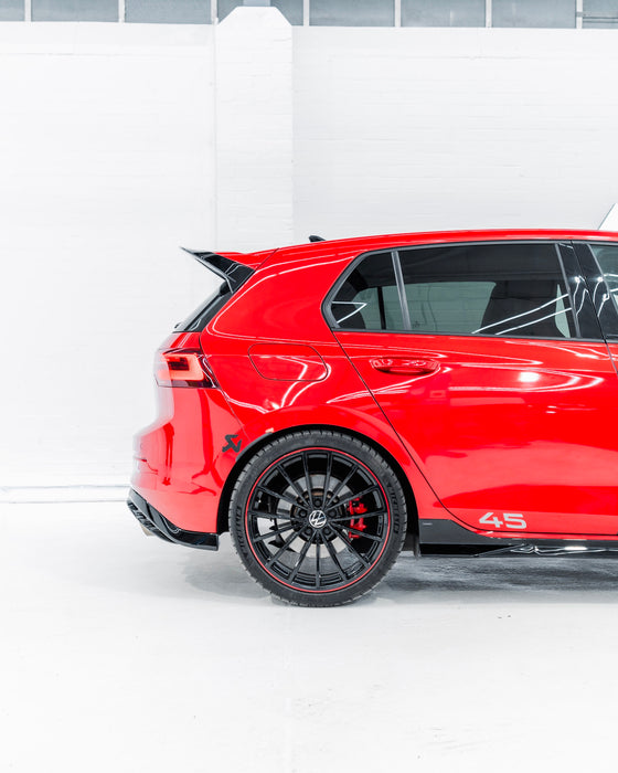 Zaero ZA-GOLF-8-CS-R-TL VW GOLF R & GOLF GTI CLUBSPORT MK8 EVO-1 GLOSS BLACK REAR SPOILER