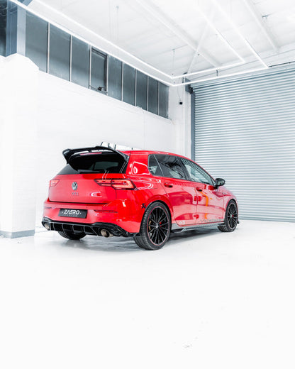 Zaero ZA-GOLF-8-CS-DF VW GOLF GTI CLUBSPORT MK8 EVO-1 GLOSS BLACK REAR DIFFUSER