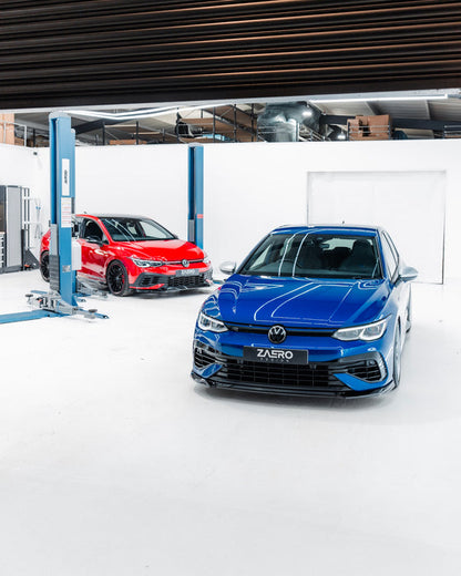 Zaero ZA-GOLF-8-R-FS VW GOLF R MK8 EVO-1 GLOSS BLACK FRONT SPLITTER