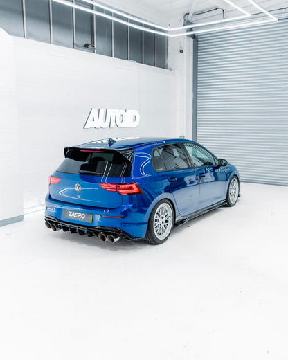 Zaero ZA-GOLF-8-R-DF VW GOLF R MK8 & MK8.5 EVO-1 GLOSS BLACK REAR DIFFUSER