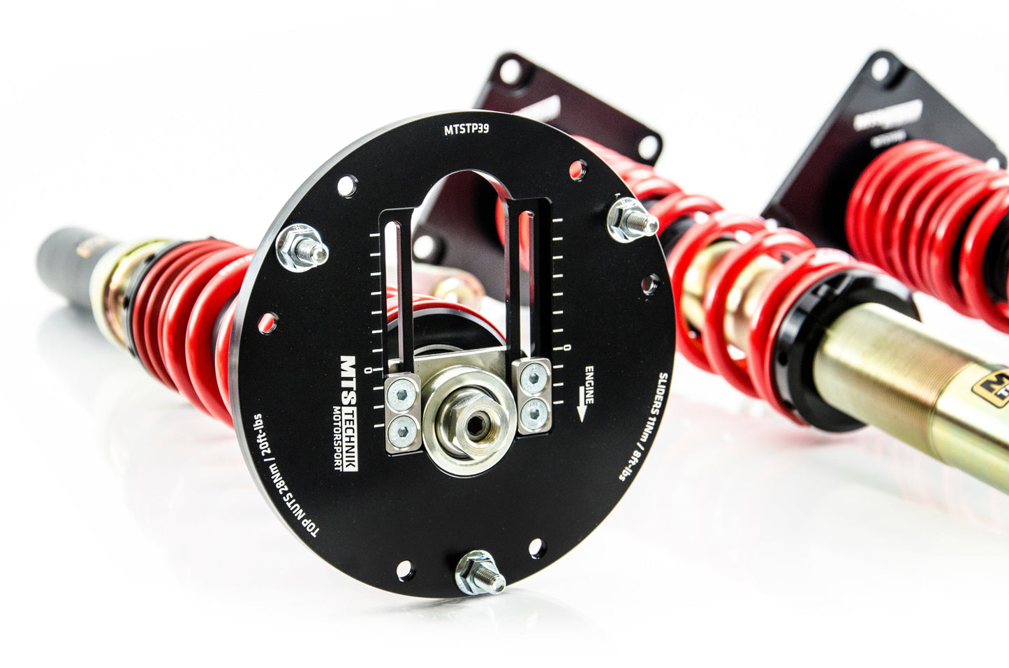 MTS Technik MTSGWAU64 STREET COILOVER KIT W/ CAMBER ADJUST TOP MOUNTS (GOLD) FOR AUDI 200 C3 AVANT (44)