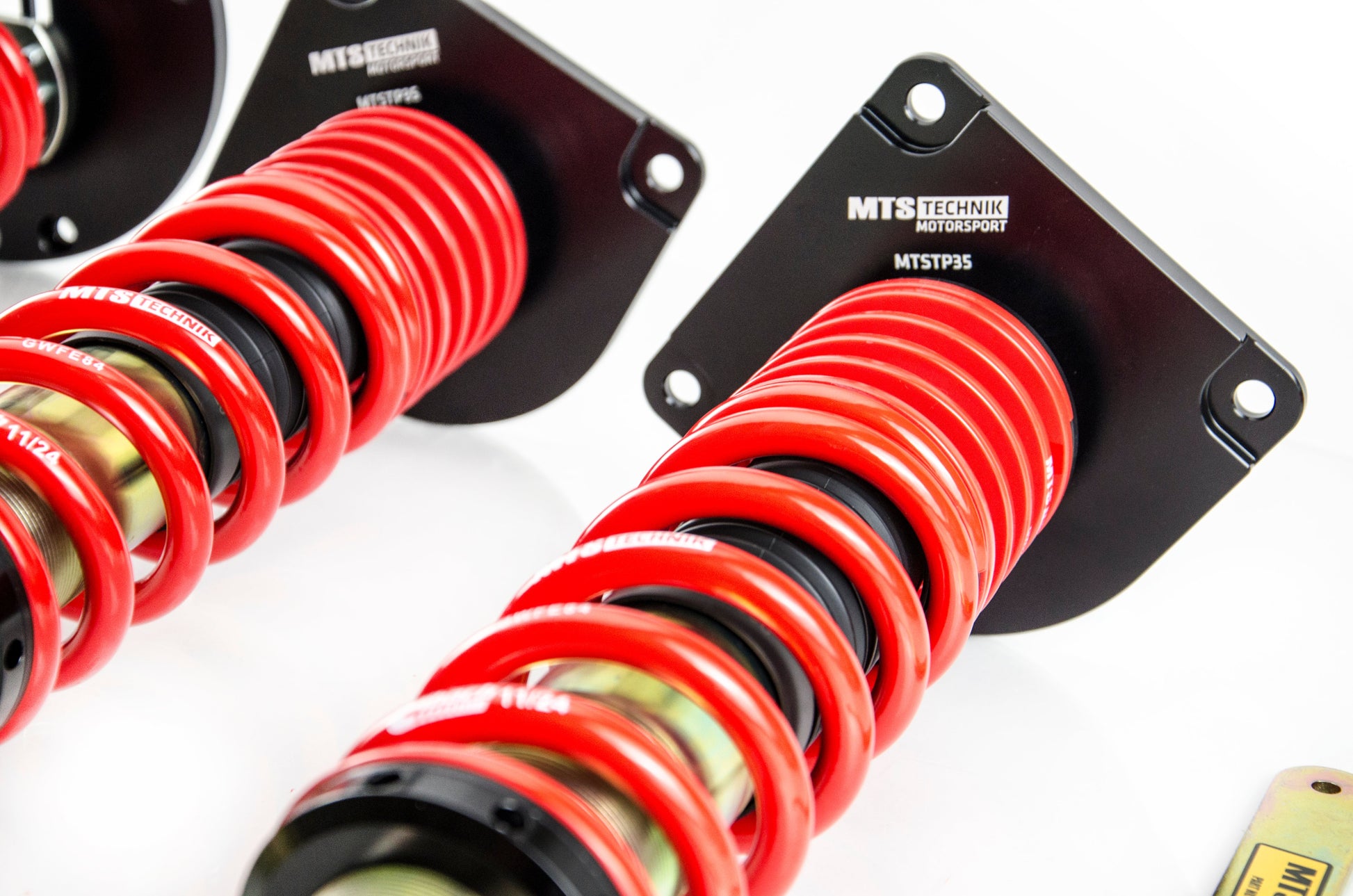 MTS Technik MTSGWAU64 STREET COILOVER KIT W/ CAMBER ADJUST TOP MOUNTS (GOLD) FOR AUDI 200 C3 AVANT (44)