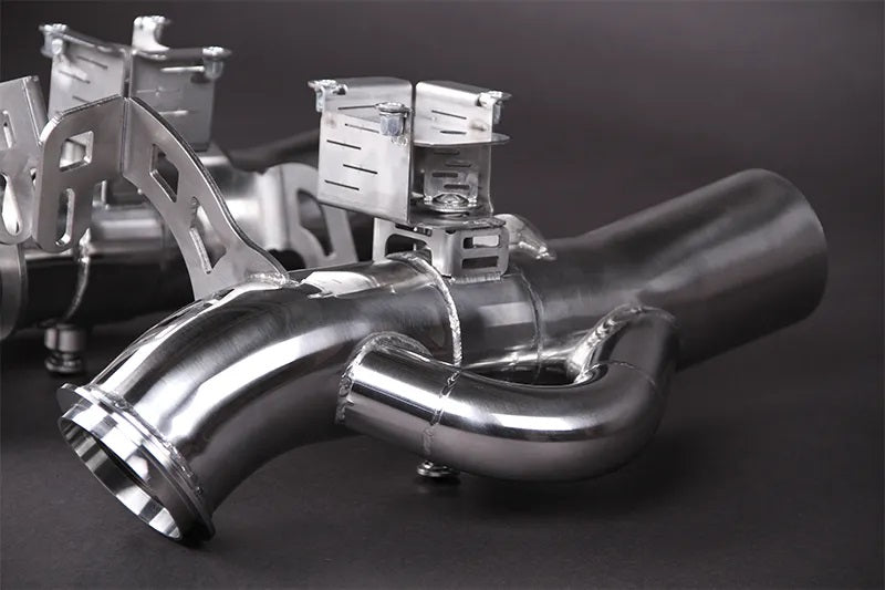 Capristo 02MA09203014 Maserati MC20 Exhaust System with Wicrom Black Chrome End Pipes 