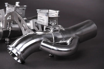 Capristo 02MA09203014 Maserati MC20 Exhaust System with Wicrom Black Chrome End Pipes 