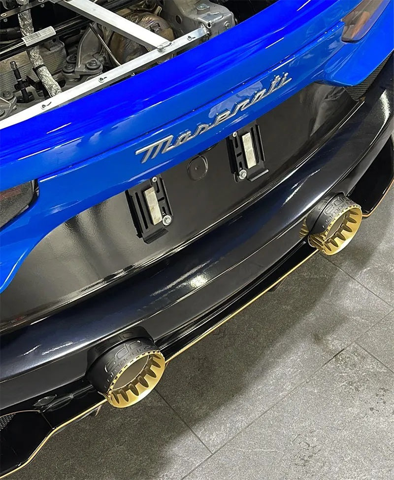 Capristo 02MA09203014 Maserati MC20 Exhaust System with Wicrom Black Chrome End Pipes 