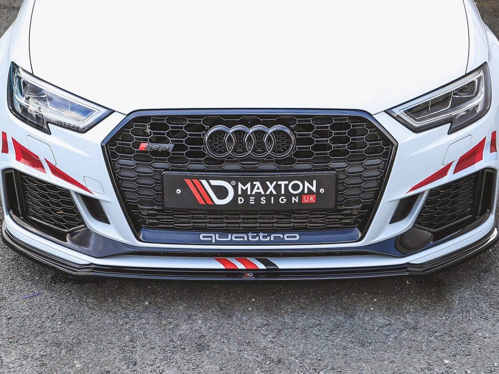 Maxton Design Audi 8V.5 RS3 Sportback Front Splitter V.2 - ML Performance UK