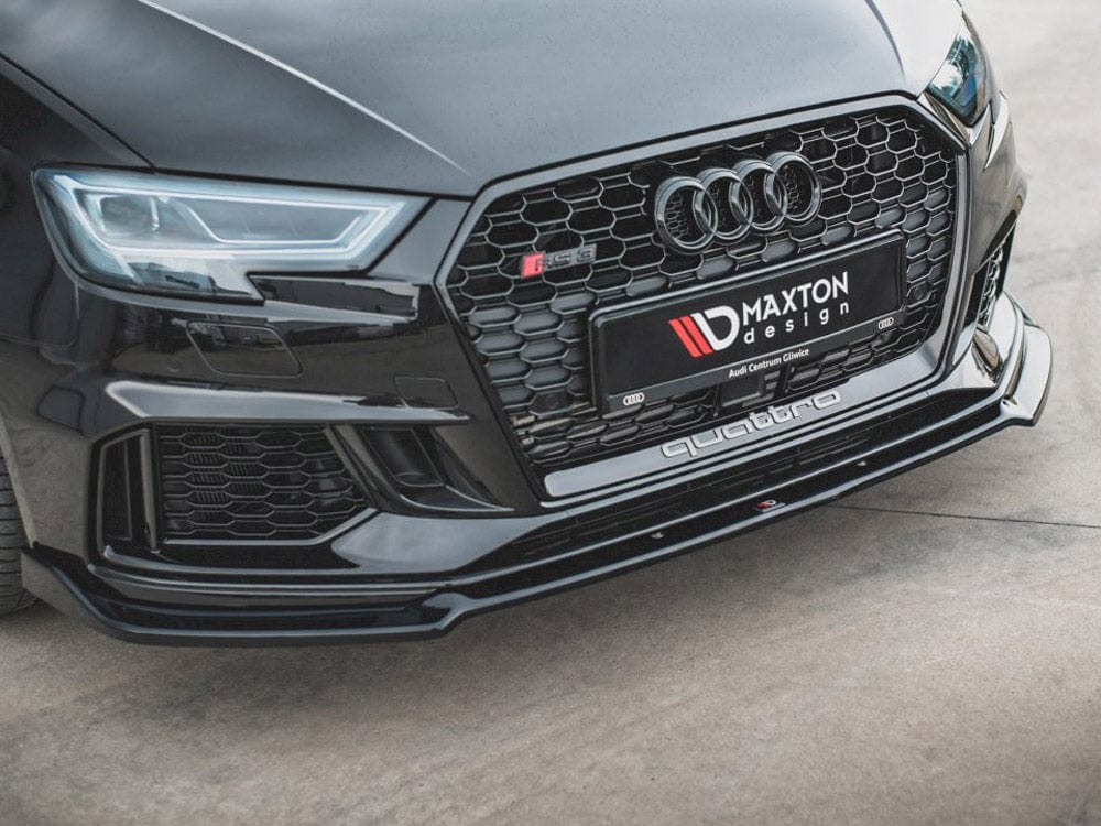 Maxton Design Audi 8V.5 RS3 Sportback & Saloon Front Splitter V.3 - ML Performance UK