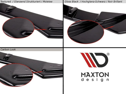 Maxton Design Audi 8V.5 RS3 Sportback & Saloon Front Splitter V.4 - ML Performance UK