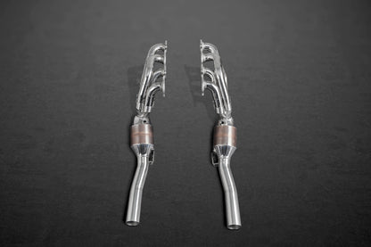 Capristo 02MB02005004 Mercedes AMG C63 (W204) Catless Headers with Post Cat Delete 