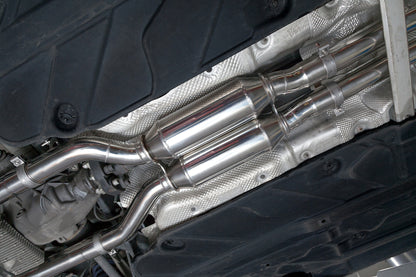 Capristo 02MB02003001 Mercedes AMG C63 (W204) Valved Exhaust with Middle Silencer Pipes (CES3) 