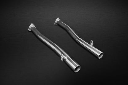 Capristo 02BE04903004 Bentley Continental W12 Supersport/GTC/GTSpeed (before 2012) Middle Silencer / Secondary Cat Replacement Pipes 
