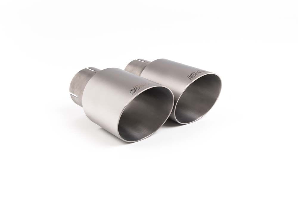 MillTek MSTIP193 x4 Quad 90mm Titanium GT90 Exhaust Tips