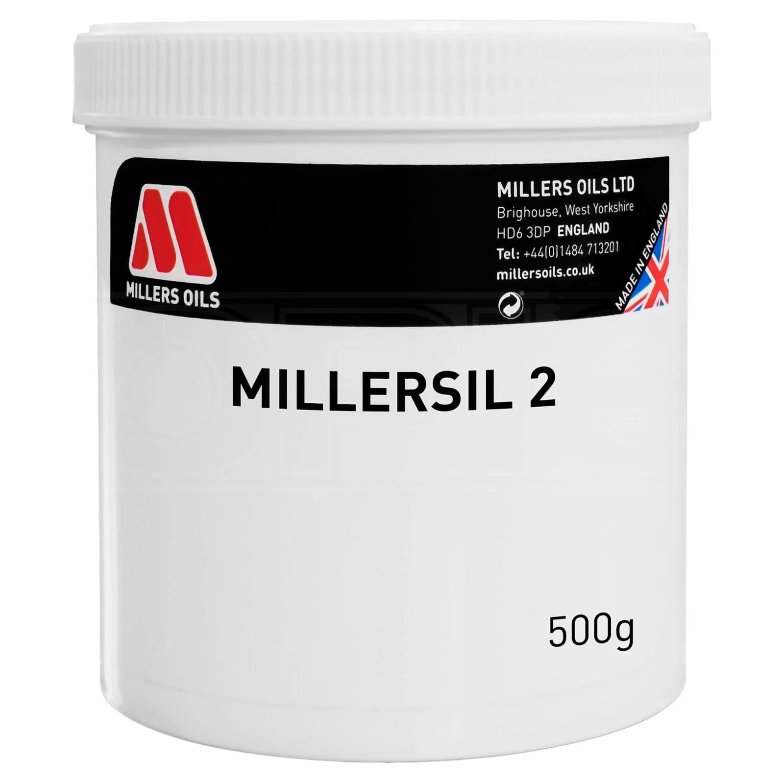 Millers Oils Millersil 2 Non-Melting Silicone Grease 500g - ML Performance UK