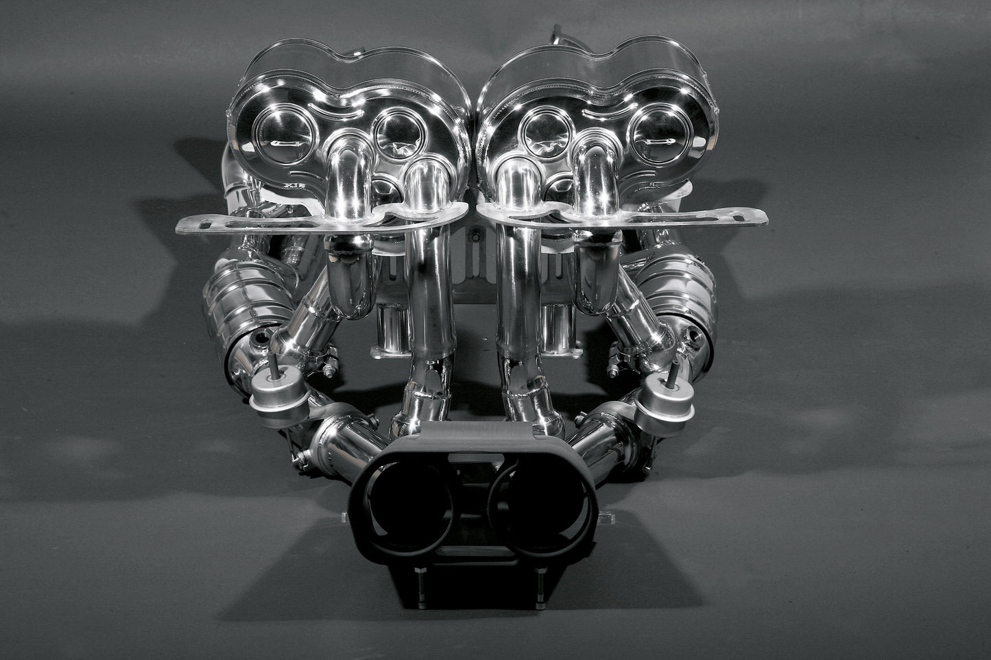 Capristo 02LA01403008 Lamborghini Murcielago LP640 Racing Valved Exhaust with Headers, Sports Cats, and Ceramic Coated Tip 