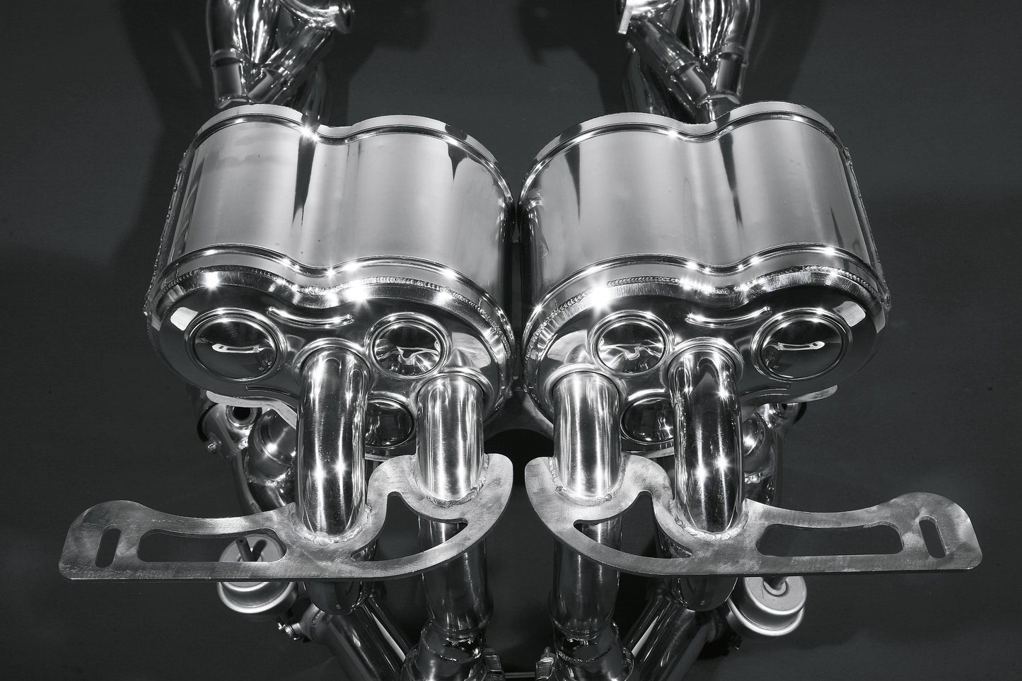 Capristo 02LA01403008 Lamborghini Murcielago LP640 Racing Valved Exhaust with Headers, Sports Cats, and Ceramic Coated Tip 