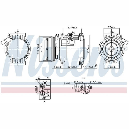NISSENS NIS891011 Air Conditioning Compressor