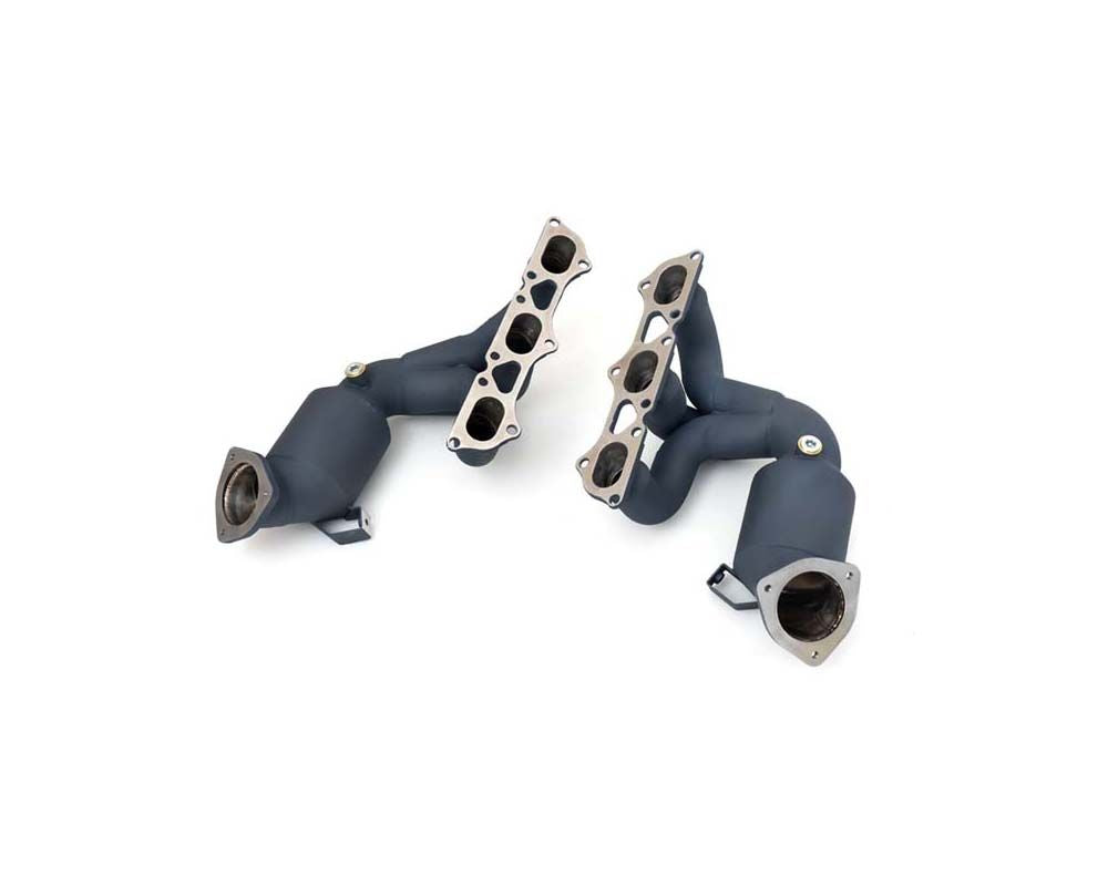 Ceramic Coated Sport Headers with 200 CPSI Catalytic Converter Porsche 718 Cayman GT4 RS | ML Performance Car Parts