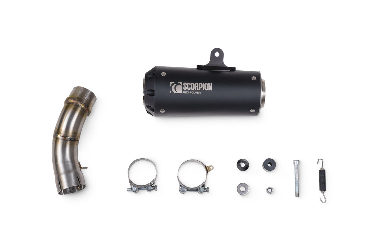 Scorpion PKA146BCER Red Power Slip-on Ceramic Black Sleeve ZX-4RR - 2023