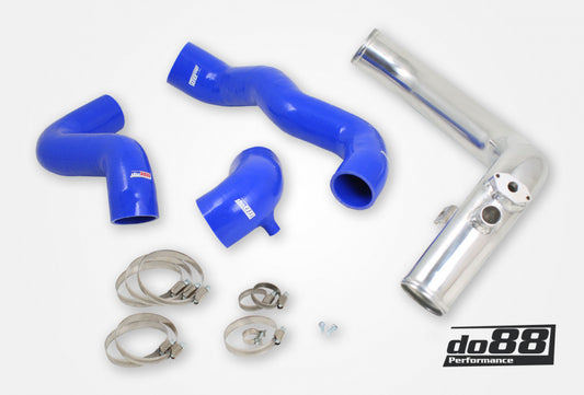 DO88 PP-03-og93B SAAB 9-3 99-02 T7 Pressure pipe with Blue hoses