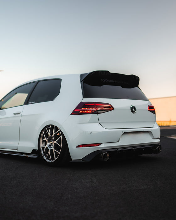 Zaero ZA-GOLF-75-GTI-DF VW GOLF GTI MK7.5 EVO-1 GLOSS BLACK REAR DIFFUSER