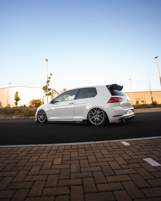 Zaero ZA-GOLF-75-GTI-DF VW GOLF GTI MK7.5 EVO-1 GLOSS BLACK REAR DIFFUSER