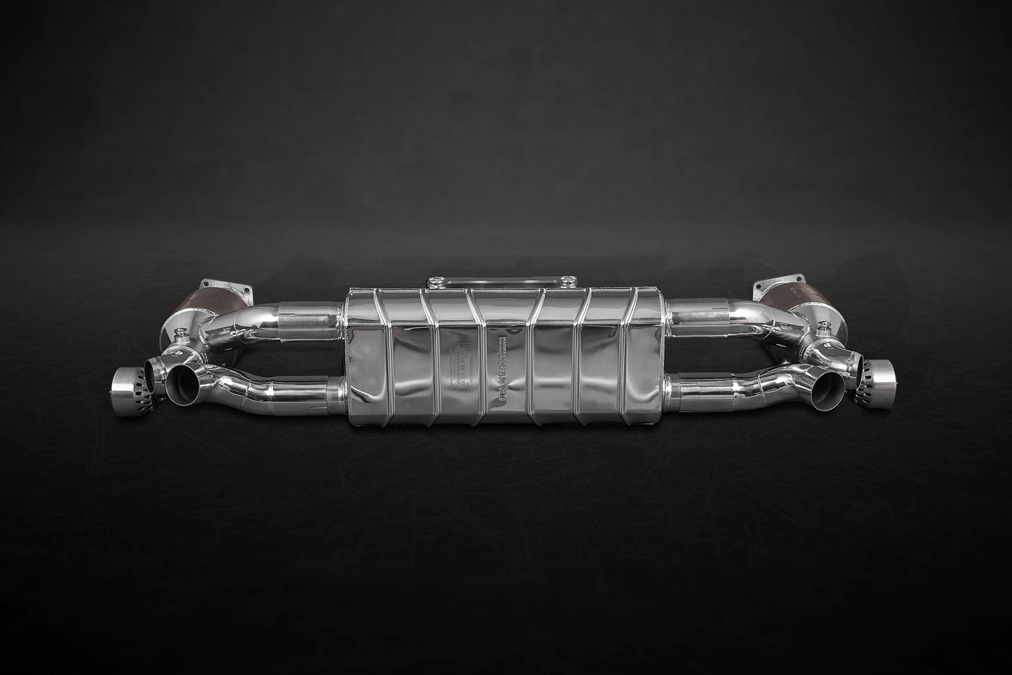 Capristo 02PO03903037 Porsche 991.1/2 Turbo/S Valved Exhaust and 250 Cell Sports Cats (CES3) 