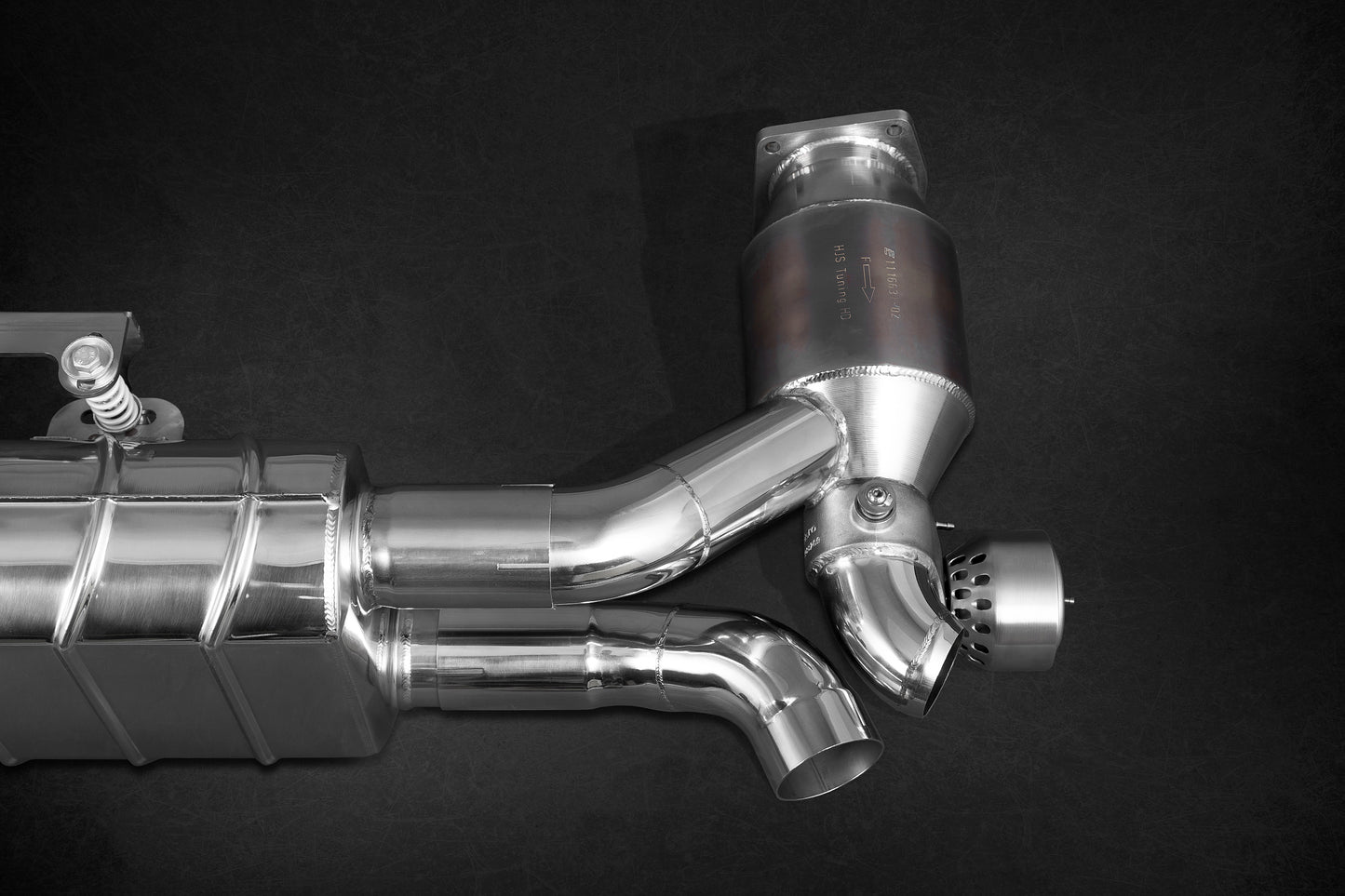 Capristo 02PO03903037 Porsche 991.1/2 Turbo/S Valved Exhaust and 250 Cell Sports Cats (CES3) 
