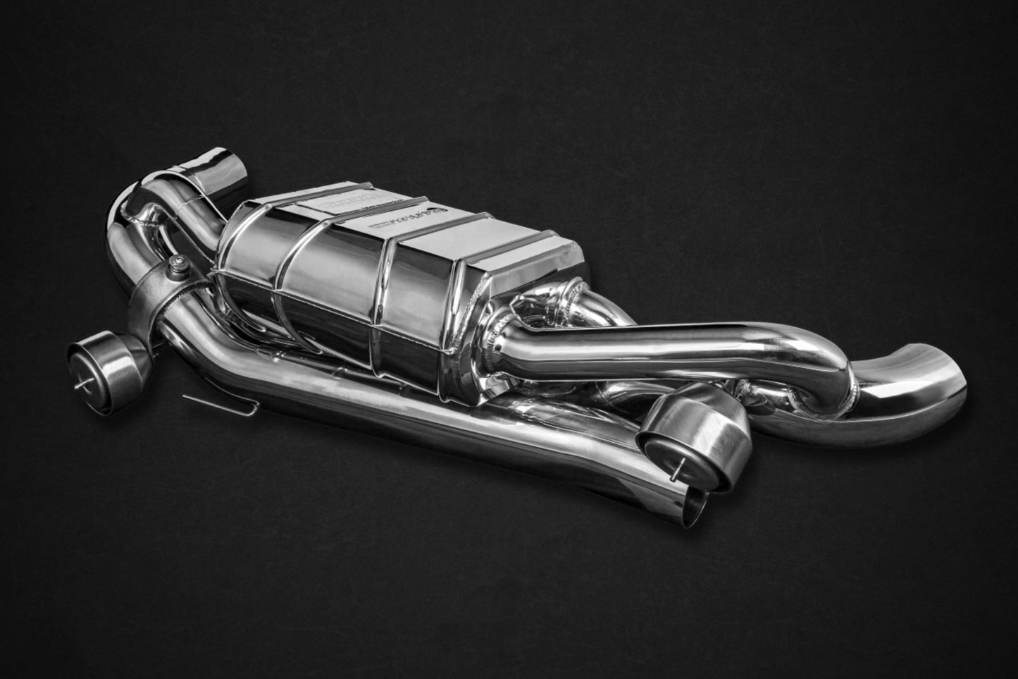 Capristo 02PO11503002 Porsche 992 Valved Exhaust Muffler for OEM Cats (CES3 Version) 