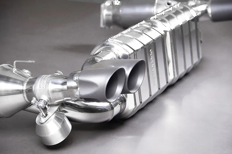 Capristo 02PO01103002 Porsche 997.1 Turbo/S/GT2/2RS Valved Exhaust with 250 Cell Sports Cats (CES3) 