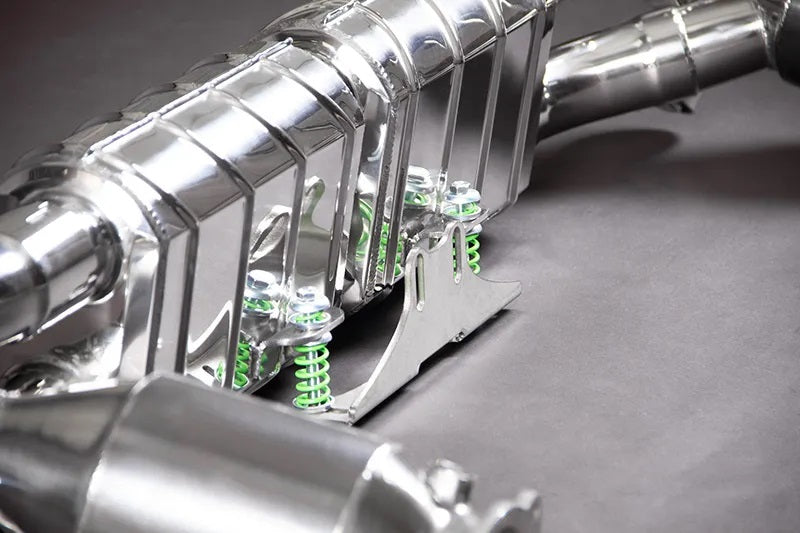 Capristo 02PO01103002 Porsche 997.1 Turbo/S/GT2/2RS Valved Exhaust with 250 Cell Sports Cats (CES3) 