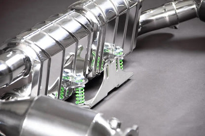 Capristo 02PO01103002 Porsche 997.1 Turbo/S/GT2/2RS Valved Exhaust with 250 Cell Sports Cats (CES3) 