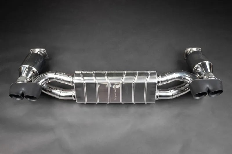 Capristo 02PO01203003 Porsche 997.2 Turbo/S Valved Exhaust with 250 Cell Sports Cats (CES3) 