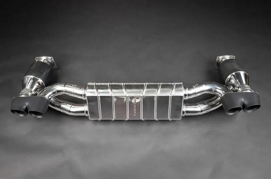 Capristo 02PO01203003 Porsche 997.2 Turbo/S Valved Exhaust with 250 Cell Sports Cats (CES3) 