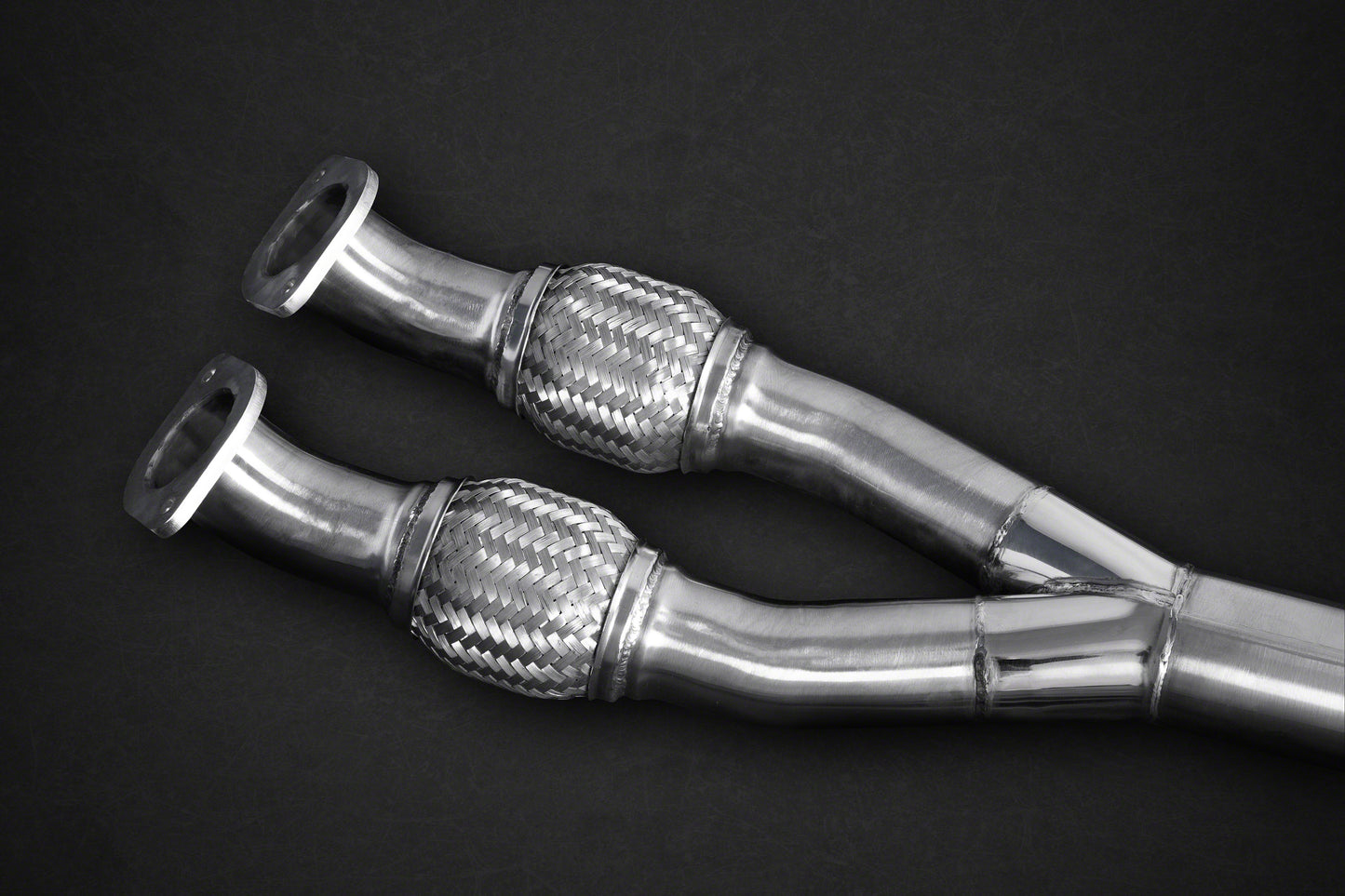 Capristo 02NI09503003 Nissan GTR MK3/4/Nismo Valved Exhaust with Mid-Pipes (Post Cat Spare) Carbon Tips (CES3) 