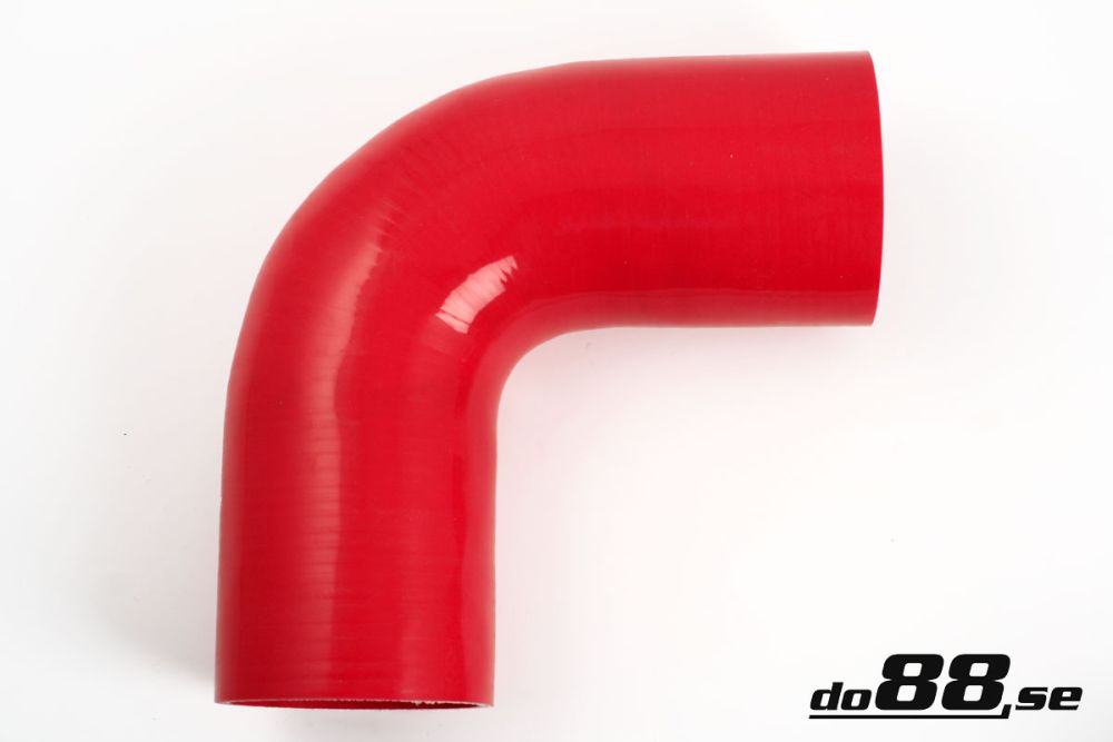 DO88 RB90G102 Silicone Hose Red 90 degree 4'' (102mm)