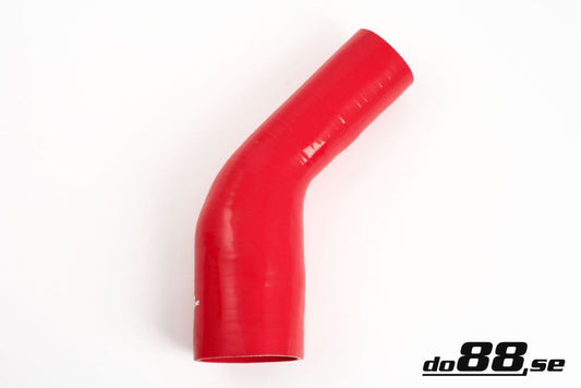 DO88 RBR45G60-80 Silicone Hose Red 45 degree 2,375 - 3,125'' (60 - 80mm)