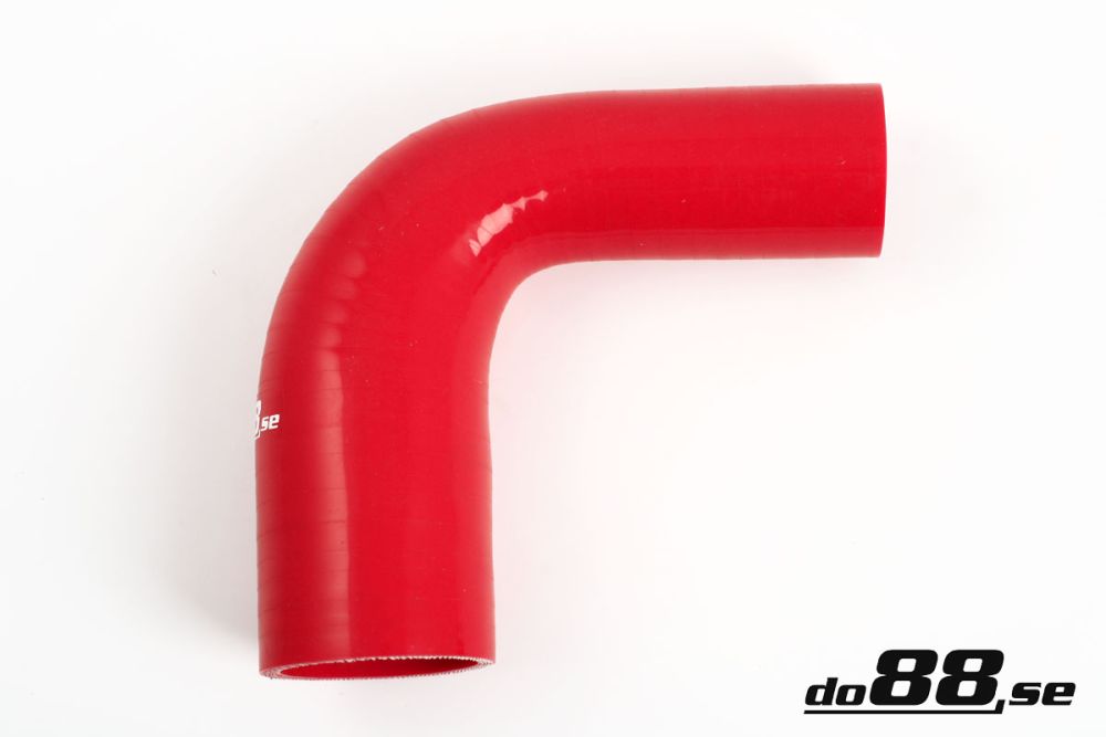 DO88 RBR90G35-51 Silicone Hose Red 90 degree 1,375 - 2'' (35 - 51mm)