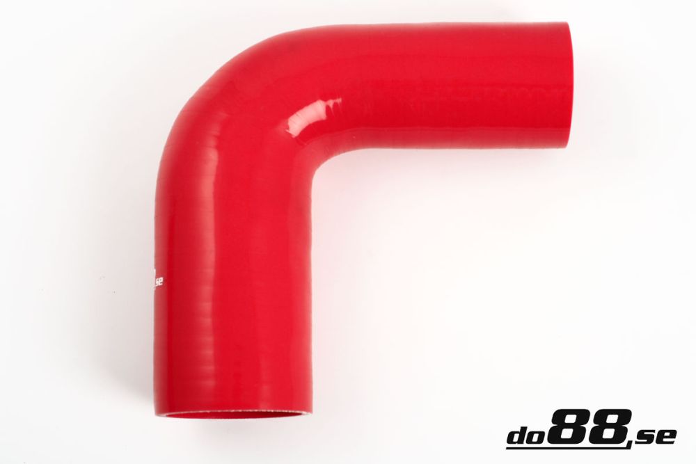 DO88 RBR90G51-70 Silicone Hose Red 90 degree 2 - 2,75'' (51 - 70mm)