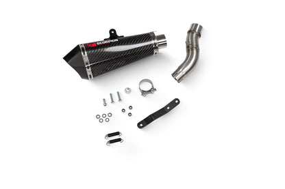 Scorpion RCF50CEO Serket Taper Slip-on Carbon Fibre Sleeve - 650 MT - 2022