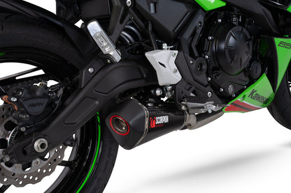 Scorpion RKA145SYSCEO Serket Taper Full System Carbon Fibre Sleeve Ninja 650 - 2023