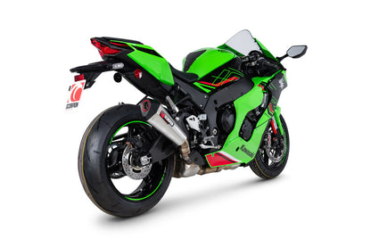 Scorpion RKA148SEO Serket Taper Slip-on Brushed Stainless Steel Sleeve - Ninja ZX-10R - 2021