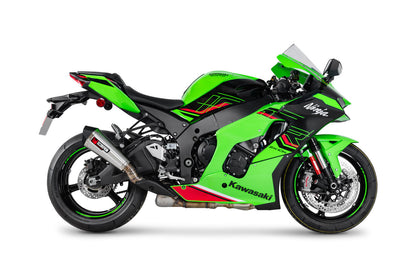 Scorpion RKA148SEO Serket Taper Slip-on Brushed Stainless Steel Sleeve - Ninja ZX-10R - 2021