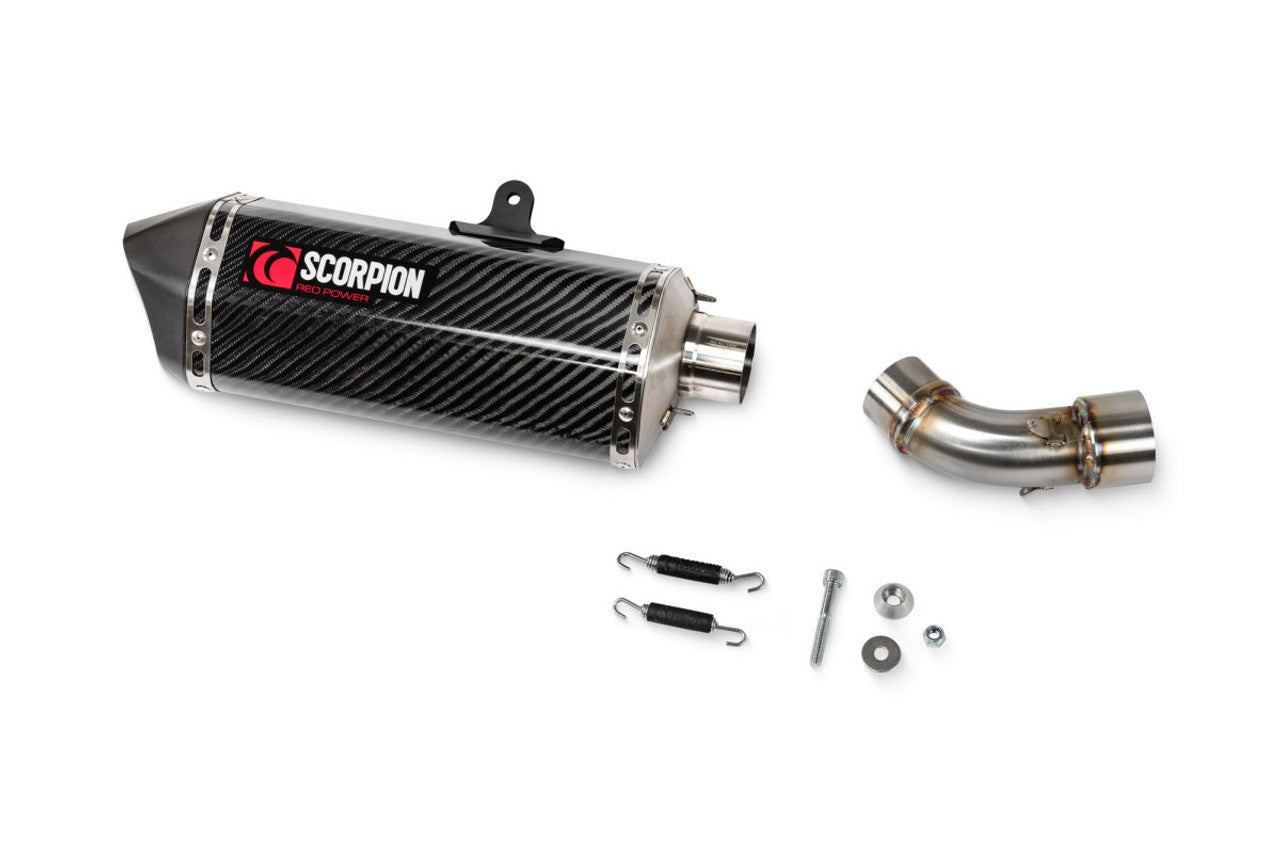 Scorpion RKT96CEO Serket Parallel Slip-on Carbon Fibre Sleeve - KTM 990 Duke - 2024-2025