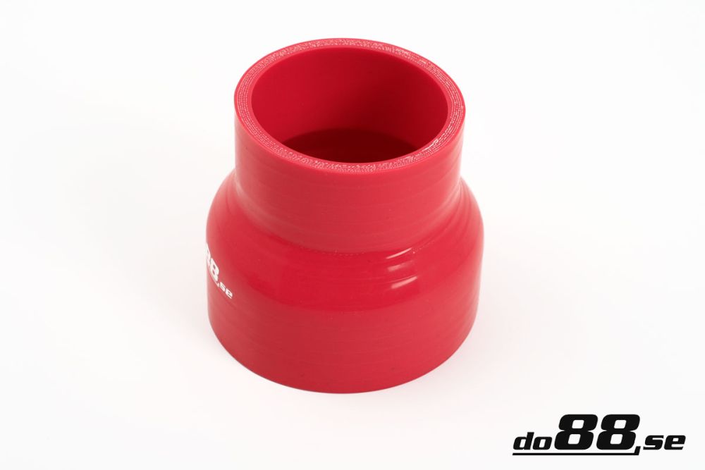 DO88 RR76-102 Silicone Hose Red Reducer 3 - 4'' (76-102mm)