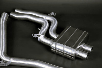 Capristo 02AU00503001 Audi RS5 (B8) ECE Valved Exhaust with Middle Silencer Pipes 
