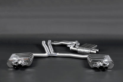 Capristo 02AU00503001 Audi RS5 (B8) ECE Valved Exhaust with Middle Silencer Pipes 