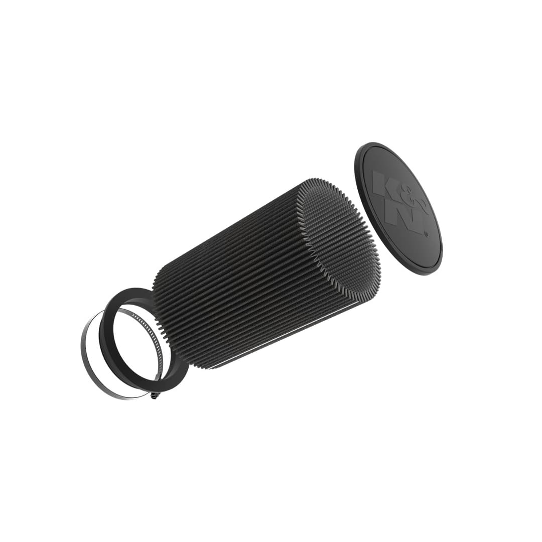 K&N RU-3124HBK Dryflow Universal Air Filter - 6"ID FLG, 7-1/2"OD, 12"H