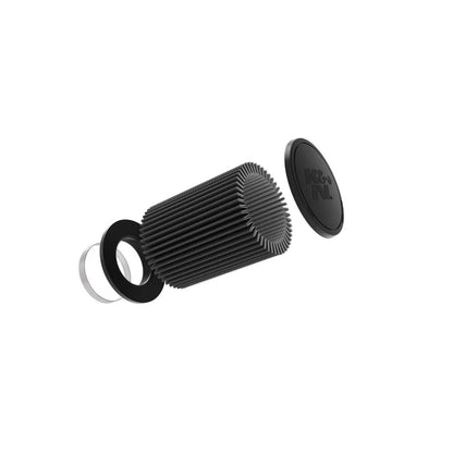 K&N RU-3128HBK Dryflow Universal Air Filter - 3"FLG, 5" OD; 6-1/2" H